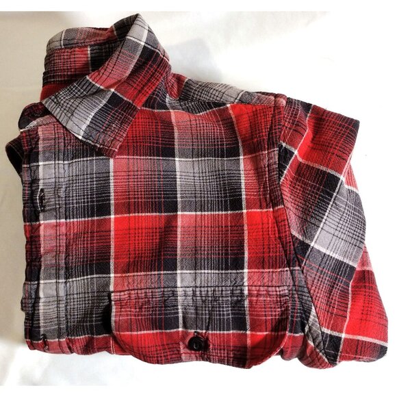 FOURSTAR Mens Small thermal lined Flannel Button-up shirt/Jacket - Picture 8 of 13